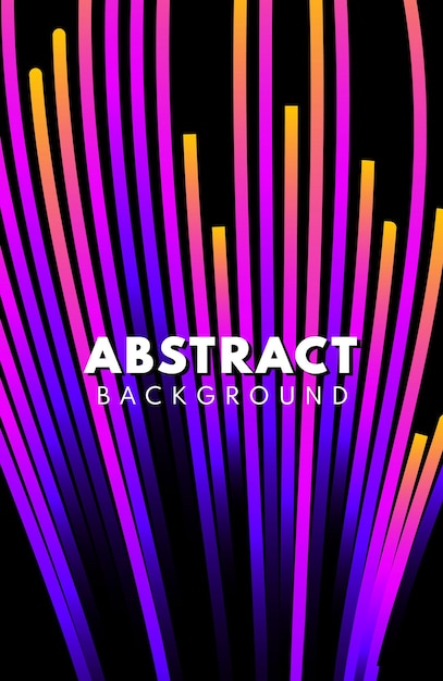 cyberpunk gradient dynamic lines abstract color background template