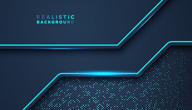 Dark abstract background with overlap layers