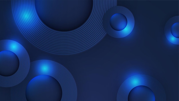 Dark blue colorful abstract background geometry shine and layer element vector for presentation design Suit for business corporate institution party festive seminar and talks