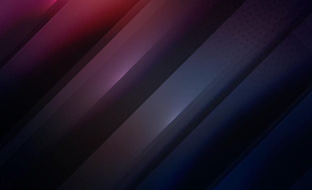 Dark Blue Purple Vector Gradient Background with Smooth Lines