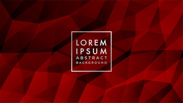 Dark geometrci pattern background in red maroon color gradient