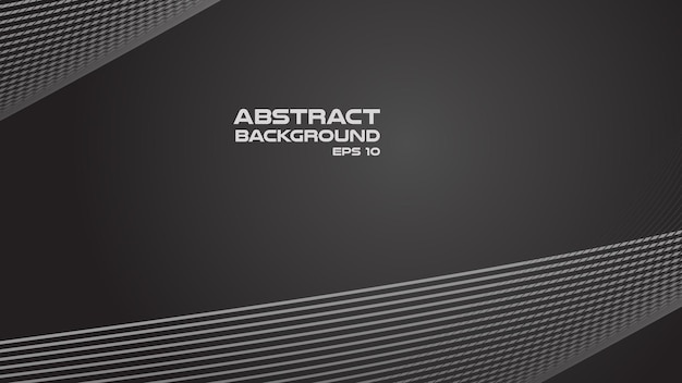 dark gray abstract background with curve line for backdrop or presentation