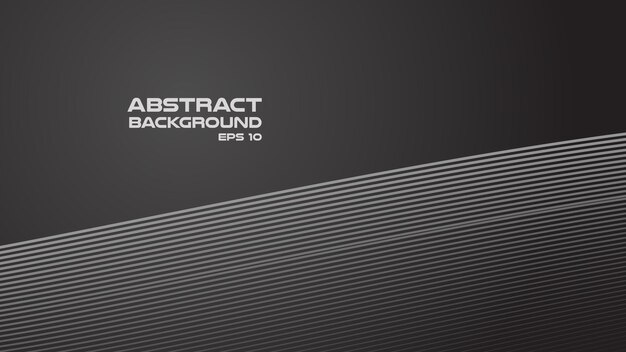 Dark Gray abstract background with curve line for backdrop or presentation