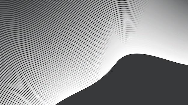 dark grey abstract background with curve line for backdrop or presentation