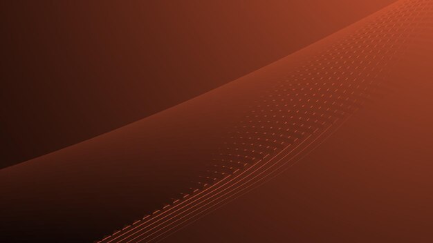 dark orange gradient with curve line abstract background for backdrop