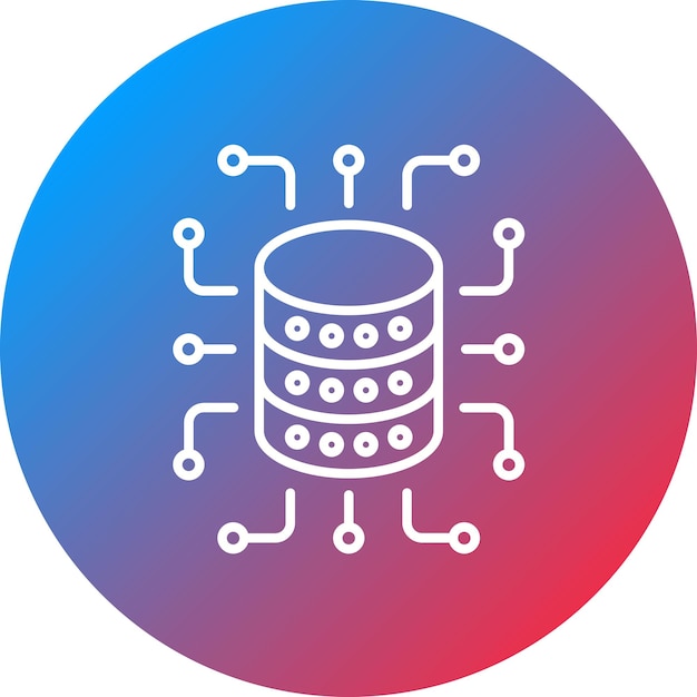 Data Aggregation icon vector image Can be used for Big Data