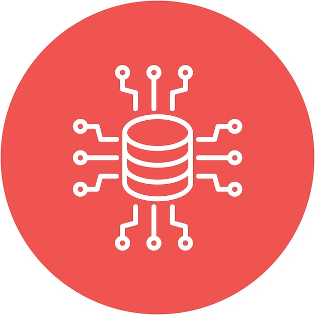 Data Aggregation Vector Illustration Style