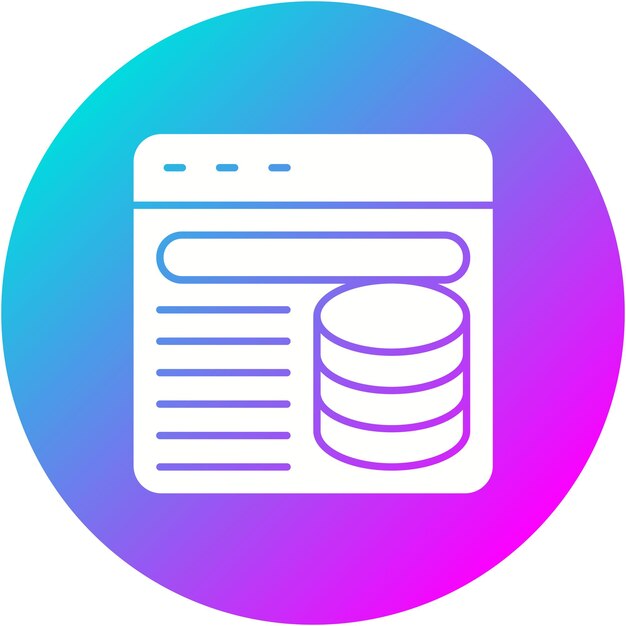 data interpretation vector icon can be used for data analytics iconset