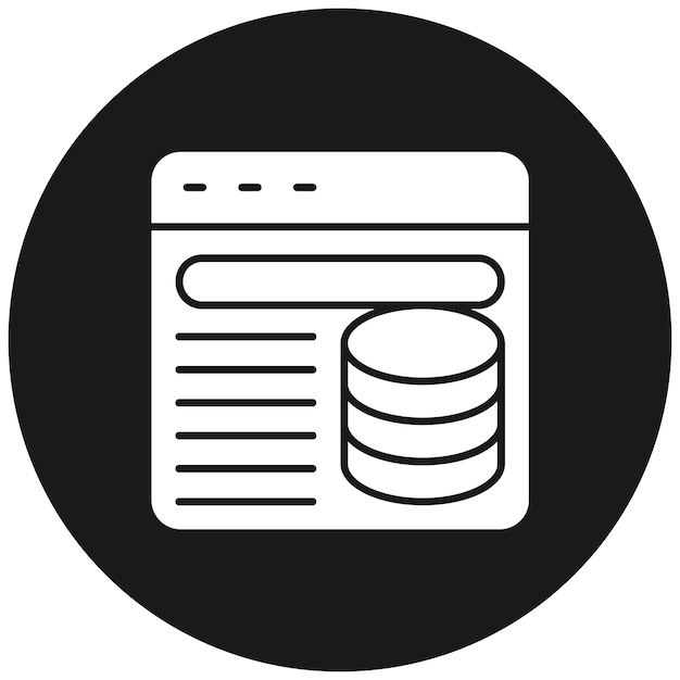 data interpretation vector icon can be used for data analytics iconset