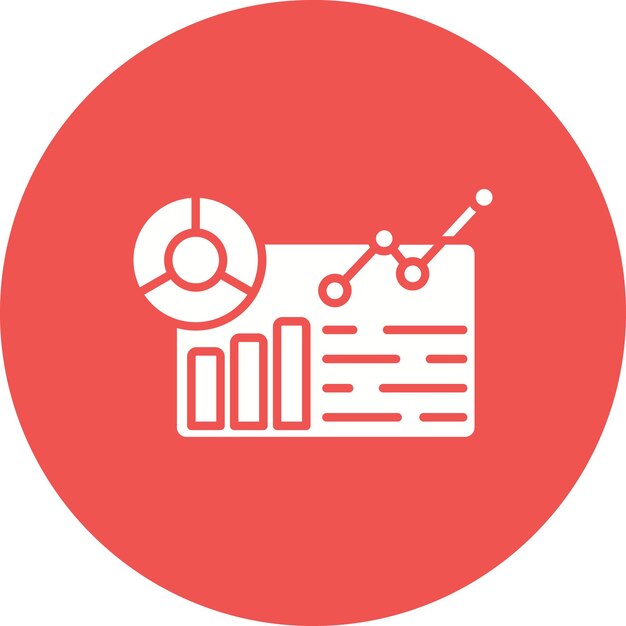 Data Reporting icon vector image Can be used for Big Data