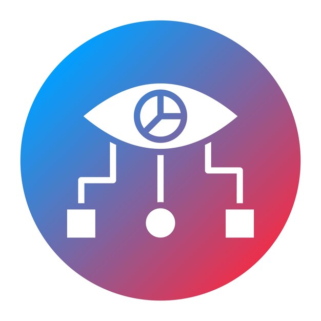 data visualization icon vector image can be used for data science