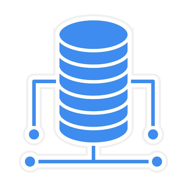 database icon vector image can be used for productivity