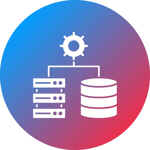 Database Settings icon vector image Can be used for Web Hosting