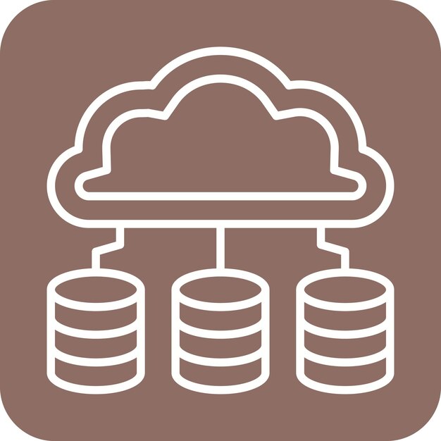 Database vector icon Can be used for Web Hosting iconset