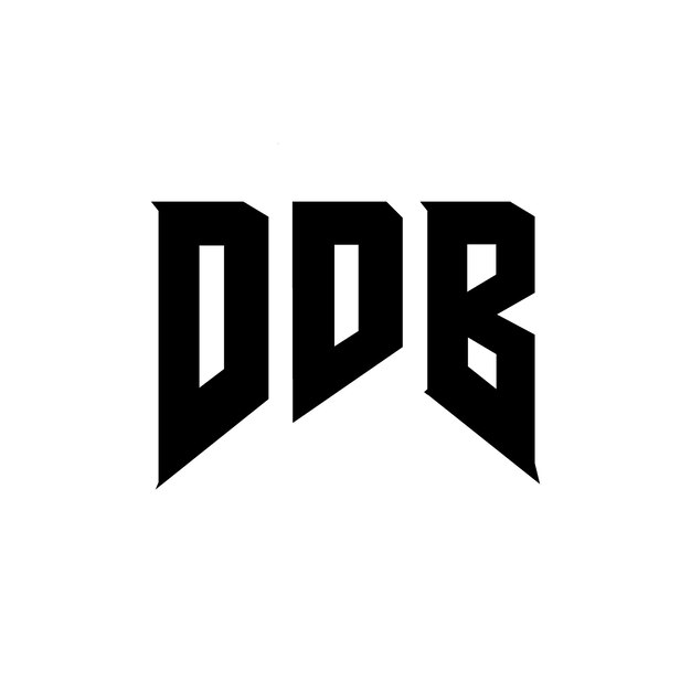 ddb letter logo design for technology company ddb logo design black and white color combination ddb logo ddb vector ddb design ddb icon ddb alphabet ddb typography logo design