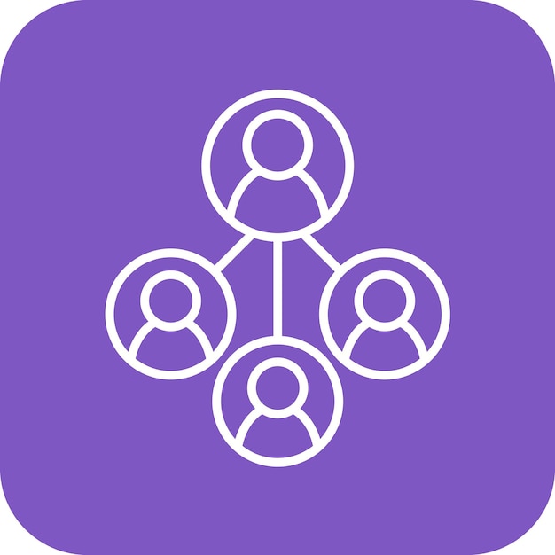 Delegation Of Work icon vector image Can be used for Agile