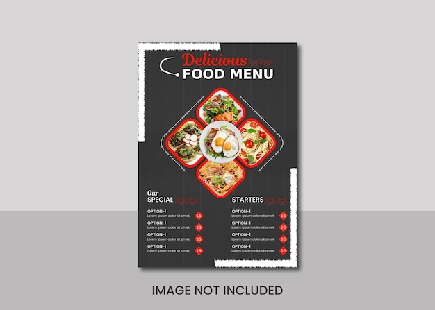 Delicious Restaurant Food menu design