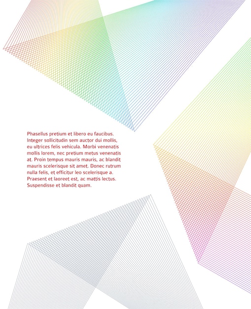 Design element poligonal from many parallel lines23