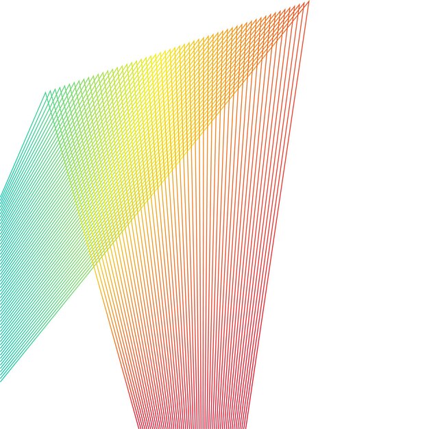 design elements curved sharp corners many streak abstract vertical broken stripes on white background isolated creative band art vector illustration eps 10 colors lines created using blend tool