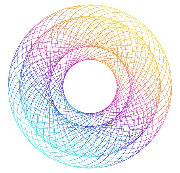 Design elements Ring circle elegant frame border Abstract Circular logo element on white background isolated Creative art Vector illustration EPS 10 digital for promotion new product