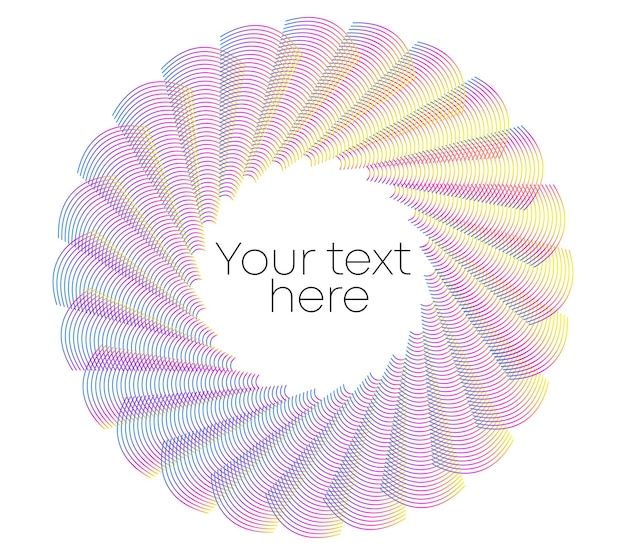 Design elements Wave glittering rainbow lines Abstract glow wavy sign on white background isolated Brush mesh glow effect creative line art Vector illustration EPS 10 for banner frame page