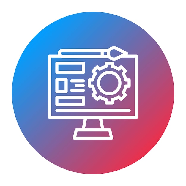 design software icon vector image can be used for engineer in mechanics