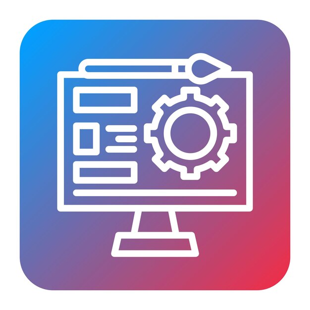 design software icon vector image can be used for engineer in mechanics