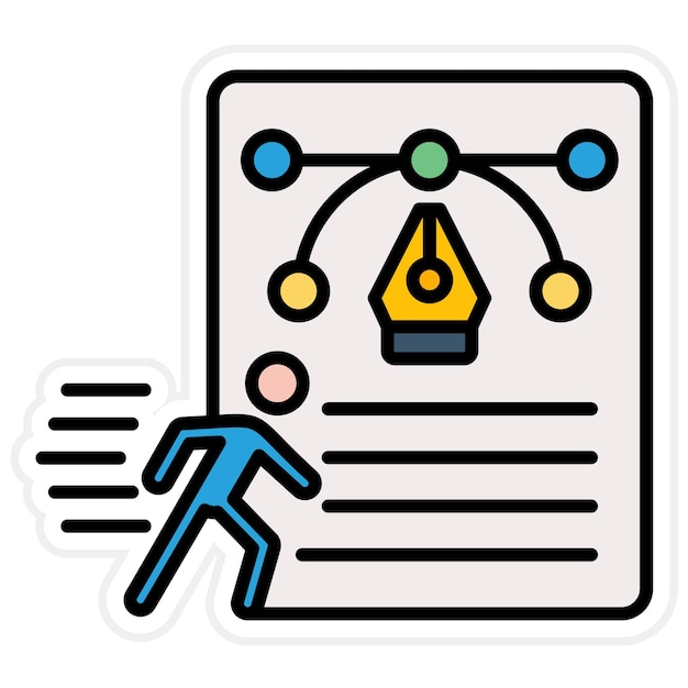 Design Sprint icon vector image Can be used for UX and UI