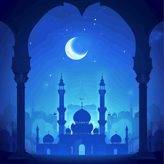 detailed_illustration_of_a_blue_religious_background