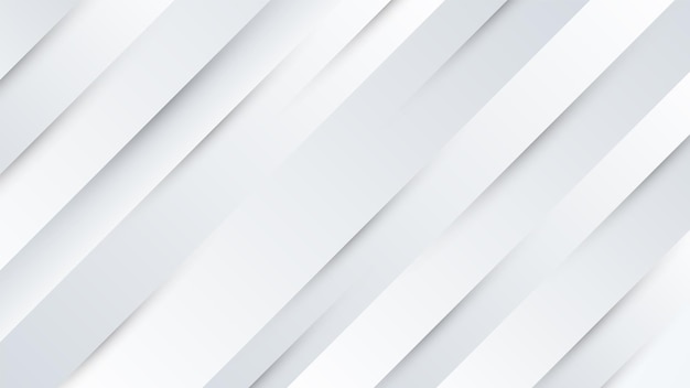 Diagonal layered white stripes background