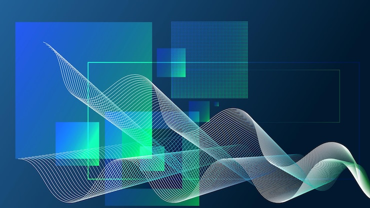 Vektor digital futuristic tech background