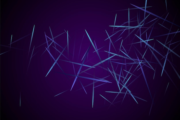 Digital geometric blue lines streams visual technology concept