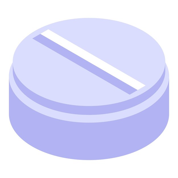 disease pill icon isometric of disease pill vector icon for web design isolated on white background