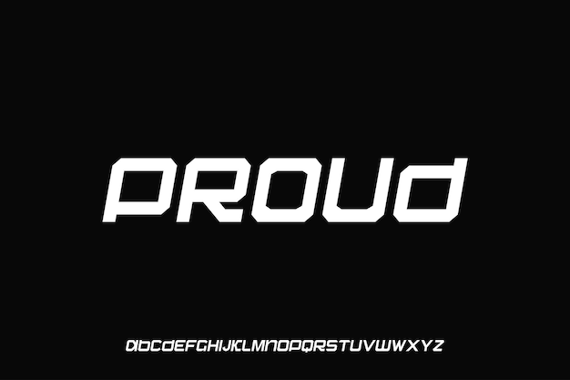 Display alphabet font vector design suitable for headline poster logo magazine and many more