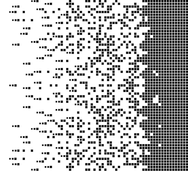 dissolved filled square dotted vector icon with disintegration effect rectangle items are grouped in...