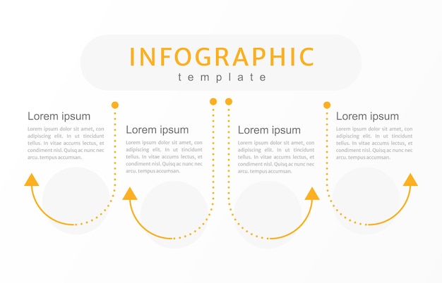 Diverse revenue infographic chart design template