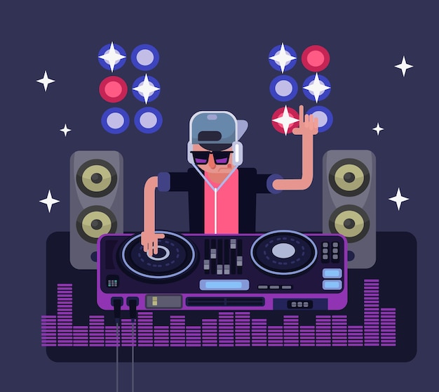 DJ-illustrasjon