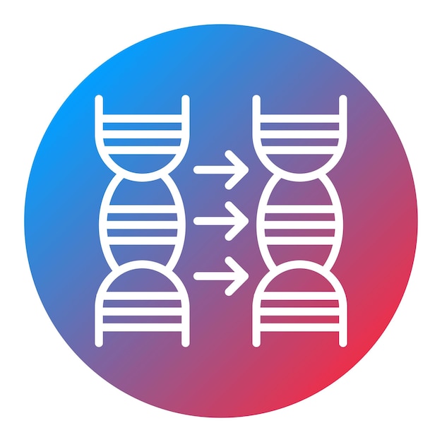 DNA Replication icon vector image Can be used for Virtual Lab