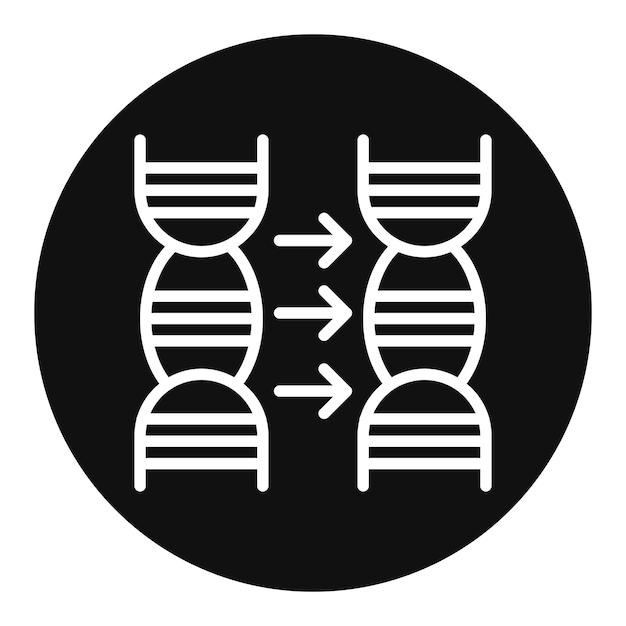 DNA Replication icon vector image Can be used for Virtual Lab