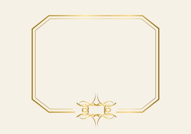Dobbel rektangelramme-mal, dobbel linjeramme, utkast-element, geometrisk, vektorillustrasjon.