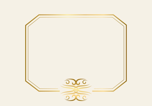 Dobbel rektangelramme-mal, dobbel linjeramme, utkast-element, geometrisk, vektorillustrasjon.