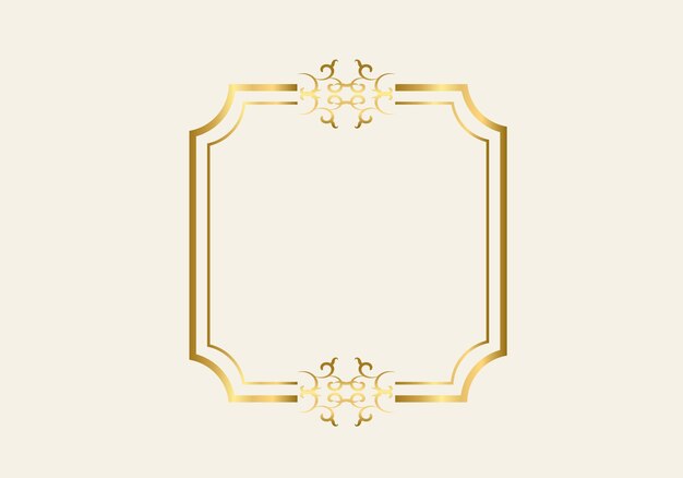 Dobbel rektangelramme-mal, dobbel linjeramme, utkast-element, geometrisk, vektorillustrasjon.