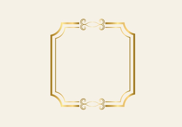 Dobbel rektangelramme-mal, dobbel linjeramme, utkast-element, geometrisk, vektorillustrasjon.