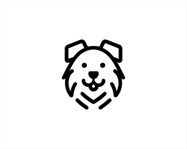 Dog logo design icon vector template illustration