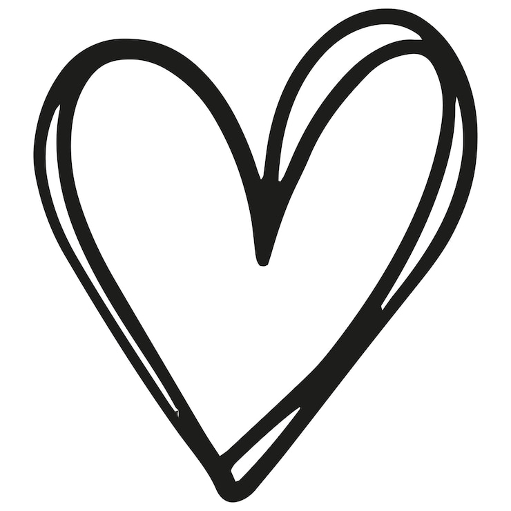 Vektor doodle heart
