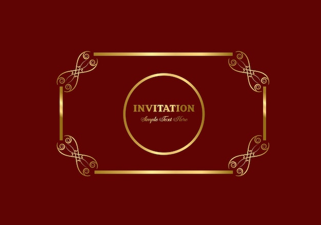 double rectangle frame template, double line frame, draft element, geometric, vector illustration.