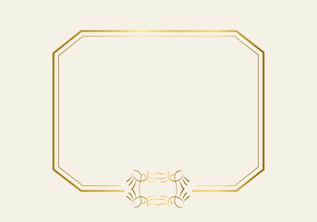 double rectangle frame template, double line frame, draft element, geometric, vector illustration.