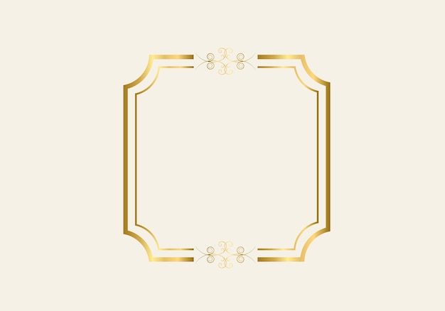 double rectangle frame template, double line frame, draft element, geometric, vector illustration.