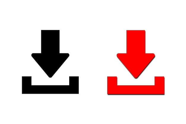 Download icon Download upload icon Load symbol button