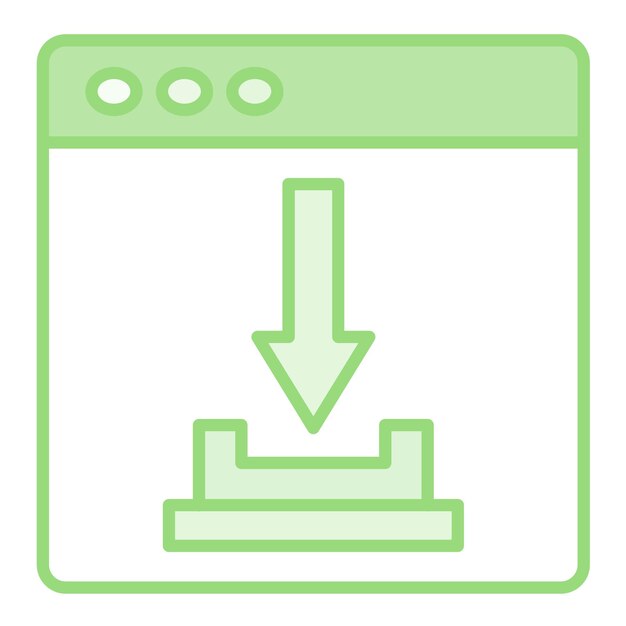 Download icon vector image Can be used for User Experience